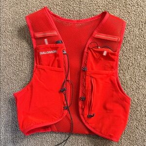 Salomon Vibrant Red Outdoor Vest